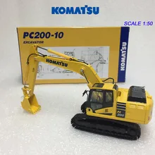Collectible DieCast Toy Model 1:50 Scale Komatsu PC200-10 Hydraulic Excavator Construction Vehicles Model for Decoration,Gift diecast masters caterpillar cat 320f l hydraulic excavator 1 50 85931