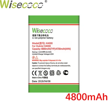 

Wisecoco 3 PCS/LOT K4000 4800mAh Newly Produced Battery For Oukitel K4000 K 4000 Phone Battery Replacement + Tracking Number
