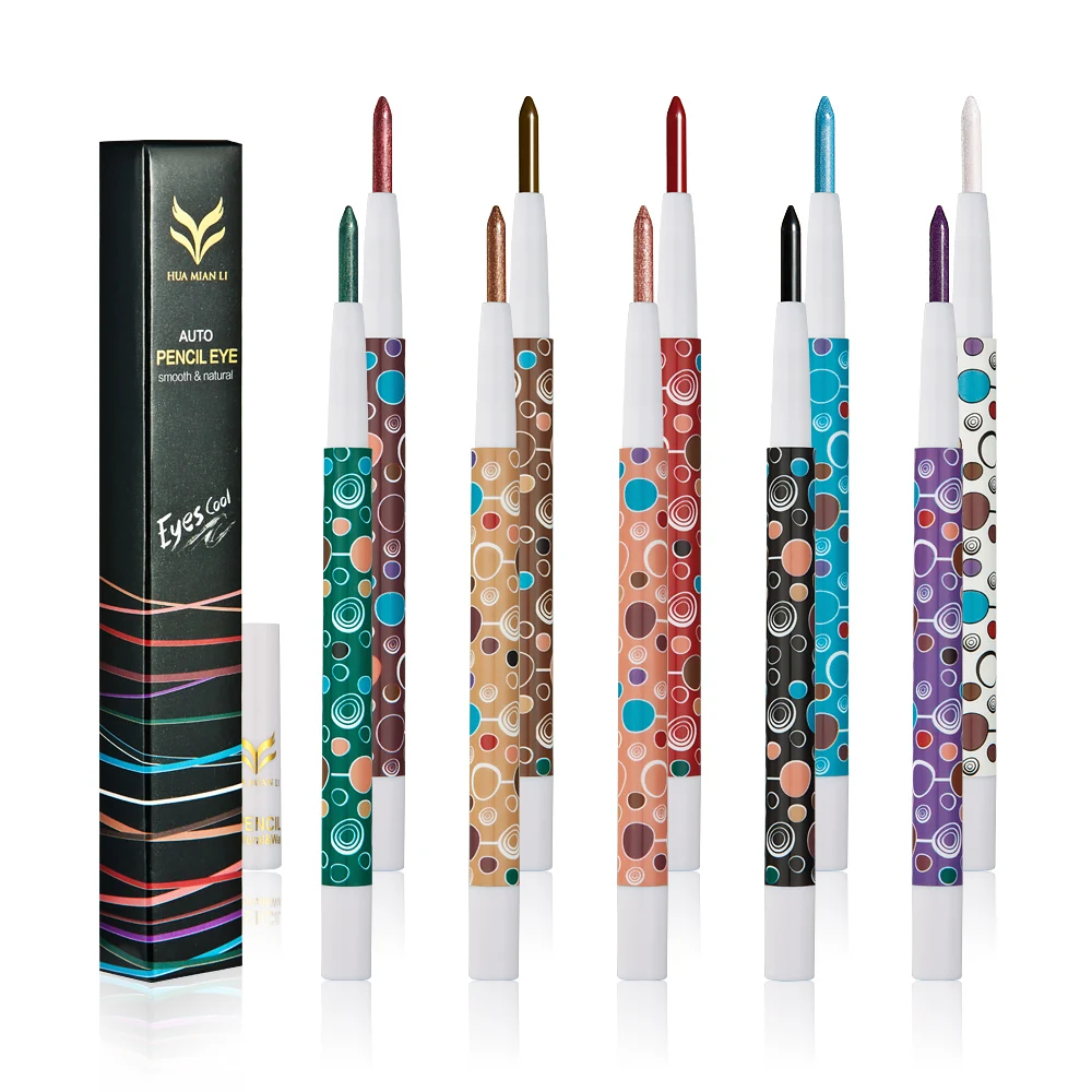 Buy HUAMIANLI Eyeshadow Pencil Cosmetic Glitter Eye Pencil Eyeliner Pen