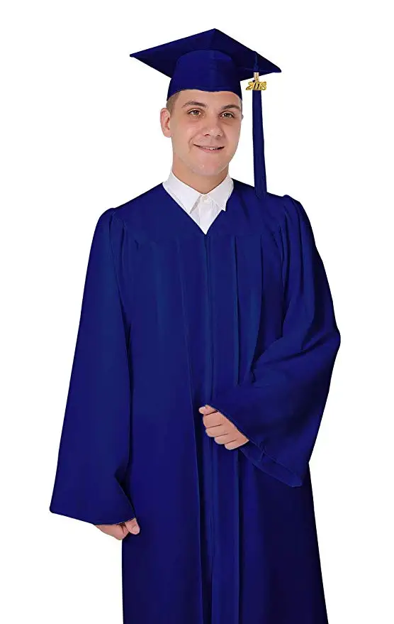 Размер 39-63, унисекс, учебное платье для средней школы и выпускная мантия бакалавра, шапка с кисточками, комплект для взрослых, костюм на выпускной