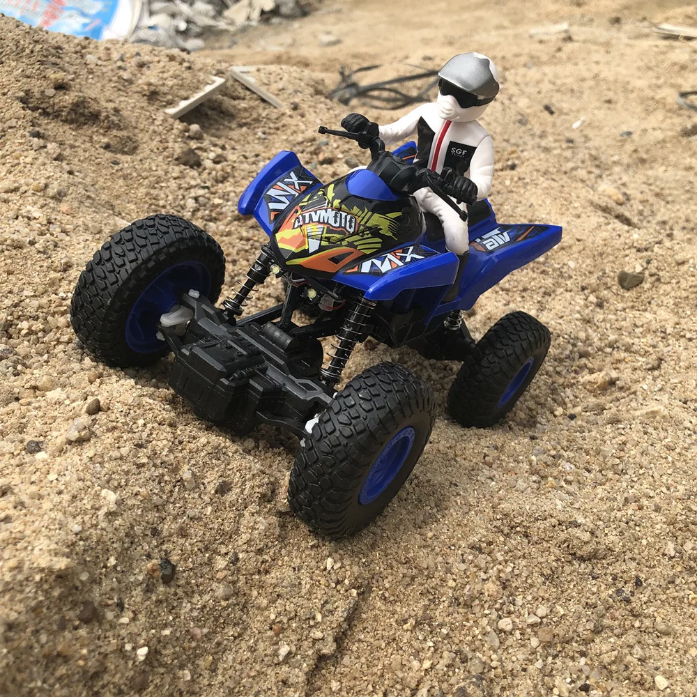 

1:20 four-way remote control beach motorcycle 360 rotating off-road vehicle remote control toy children Christmas gift