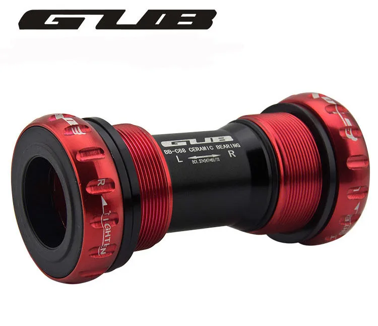GUB C 68 керамический BB C68 Нижний Кронштейн подшипниковый 68/73 мм BSA1.37 &quotx24T для Shimano