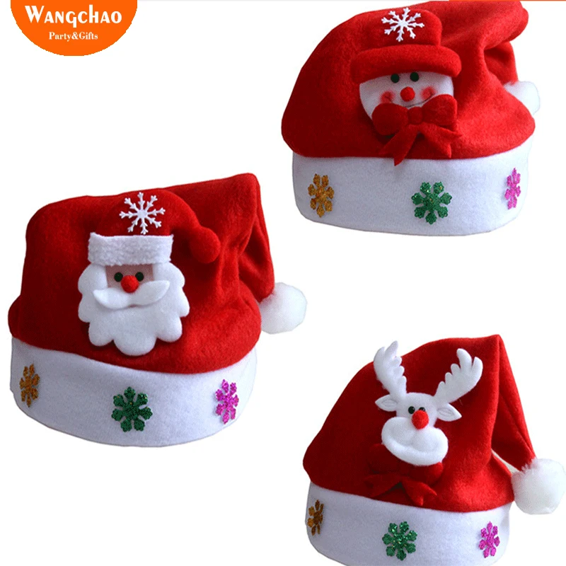 Рождественские шапки Gorro Navidad, Рождественская шапка для взрослых, шапка Санты, украшение на год, Рождественские предложения