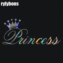 Rylybons автомобиля стикер аниме красивая принцесса Корона стены 25*15 см автомобиль-Стайлинг виниловая наклейка всего тела автомобиля наклейки