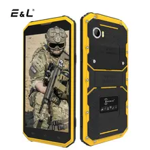 E&L W9 Smartphone Shockproof 6 Inch FHD 2GB RAM 16GB 8.0MP MTK6753 Octa Core 4000mAhe IP68 Waterproof Android 6.0 Mobile Phones