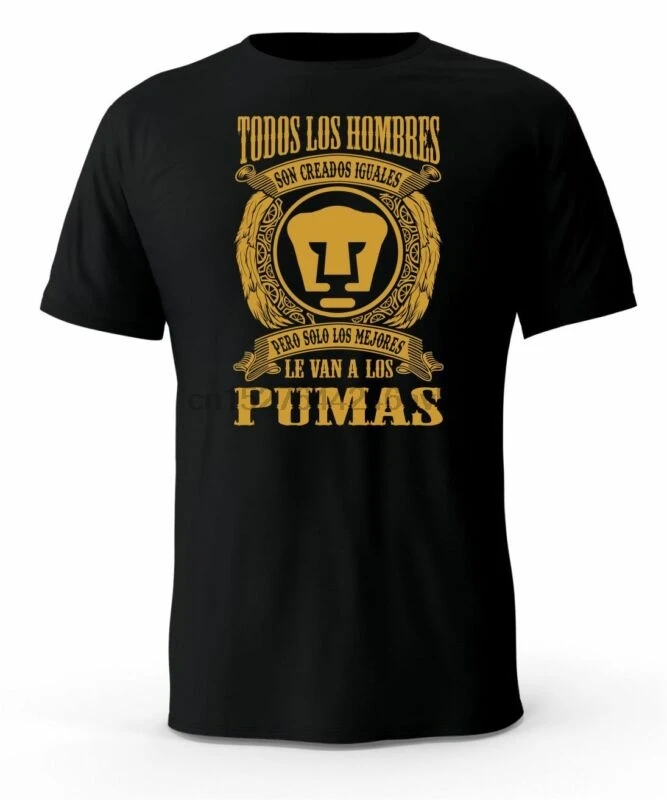 

Solo Los Mejores Le Van a Los PUMAS UNAM Black t-shirt tshirt t shirt playera