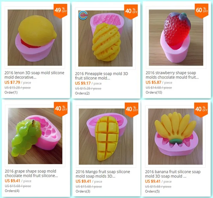 Fruit soap mold