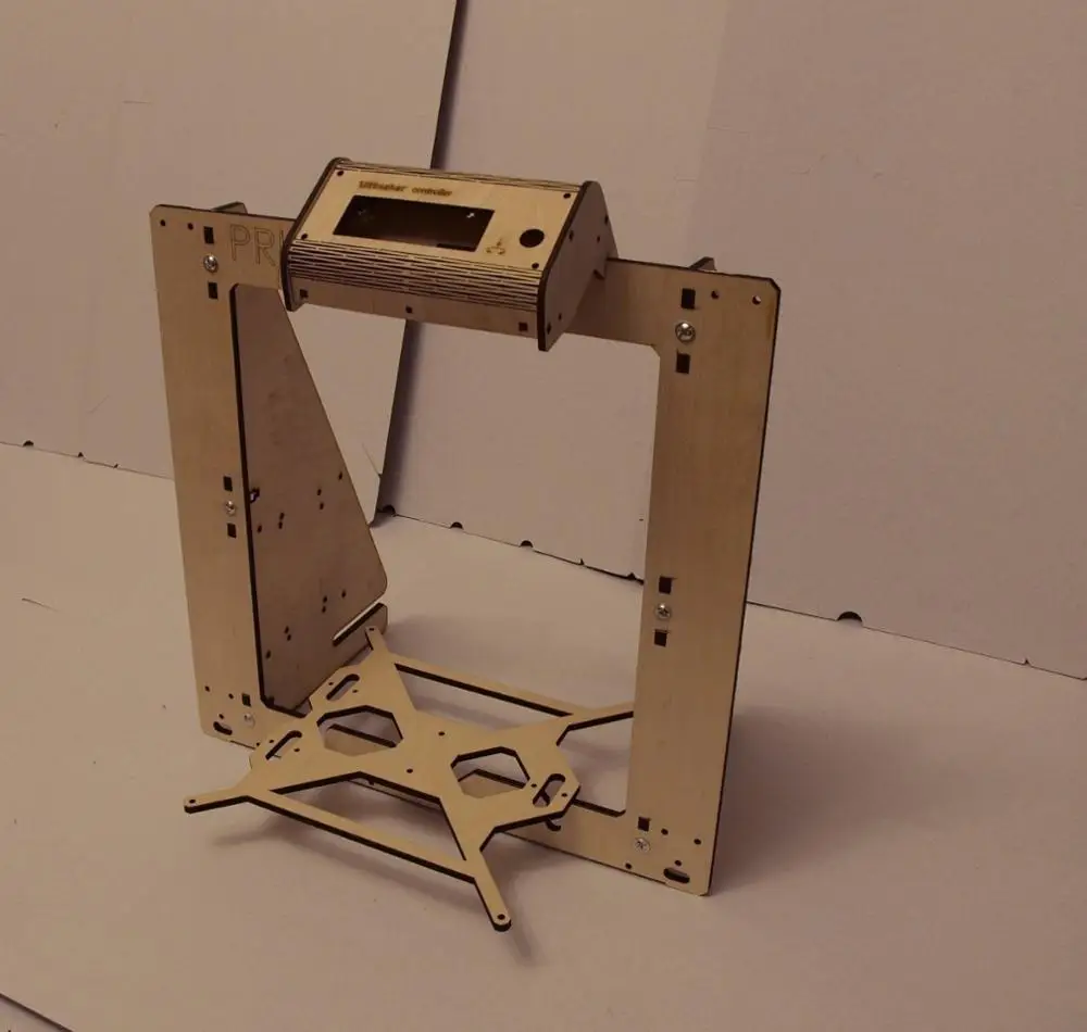 3d принтер Reprap Mendel Prusa i3 Рамка 6 мм фанера+ винты+ держатель ЖКД