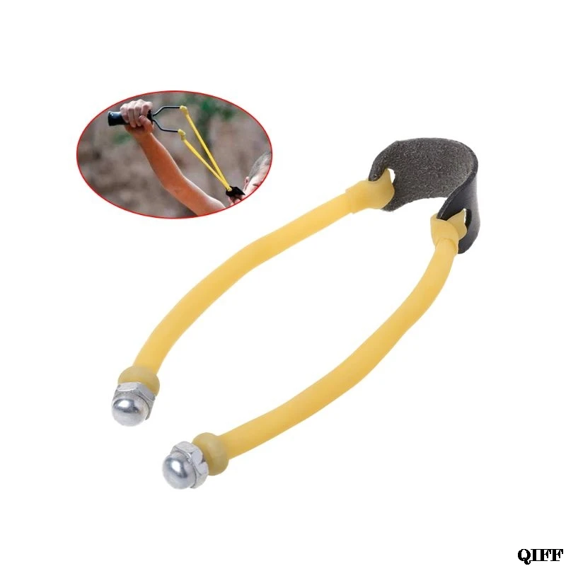 

Drop Ship Rubber Band Slingshot Catapult Supplies With Screw Fixing Group Outdoor Shooting Hunting Powerful Elastic Latex May30