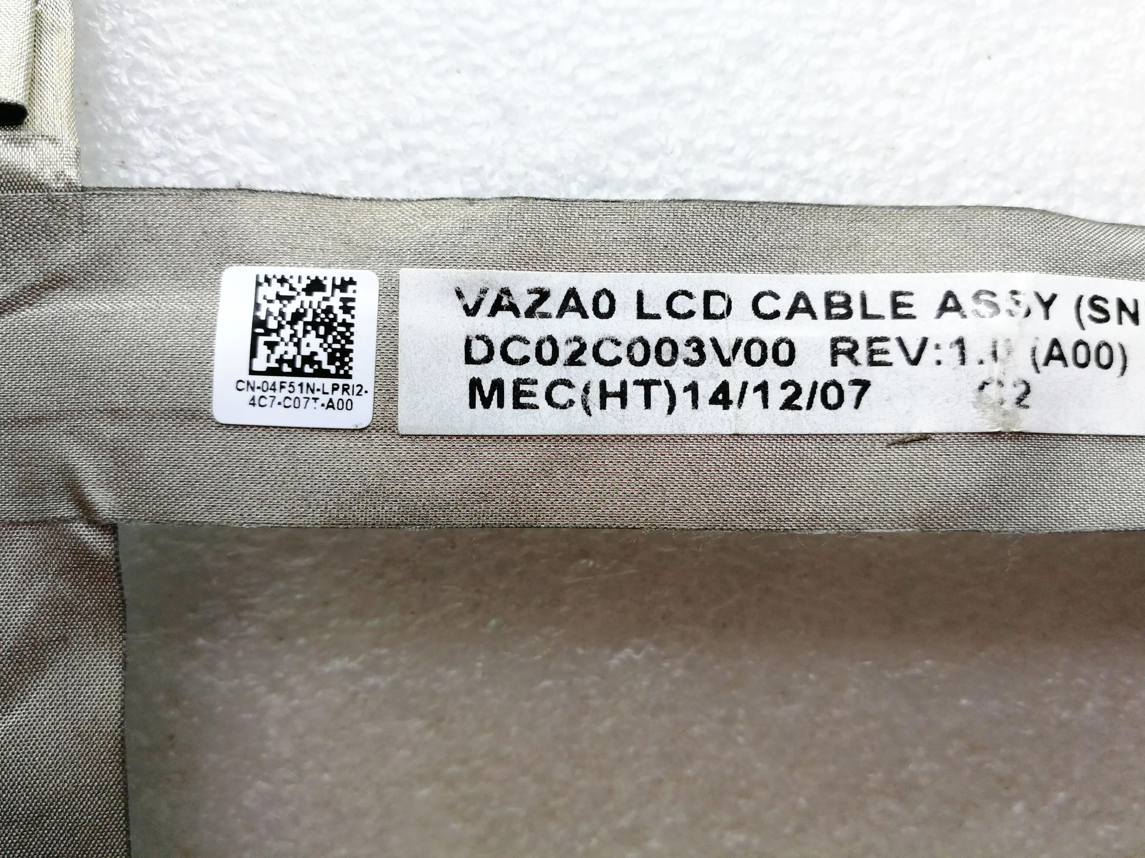 Оригинальный светодиодный ЖК кабель lvds для Dell XPS12 9Q33 04F51N 4F51N cn DC02C003V00|Звуковые