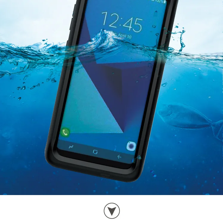 New360 полная защита водонепроницаемая сумка для Samsung Galaxy S8 S10 Plus мобильный телефон оболочка плавательный Дайвинг чехол для Samsung Note 8
