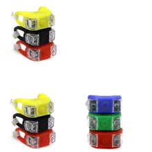 

Waterproof Silicone Mountain Bike Light Cycling Warning Lights Front Rear Tail Lamp Bicycle light Luz de advertencia