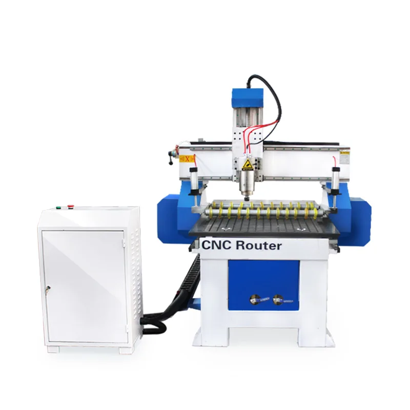 

Mchuang China density board acrylic wood furniture cutting 6090 2.2kw with pressure roller woodworking cnc planer price