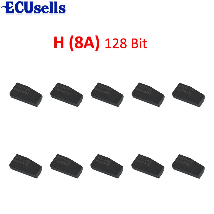 

10 PCS, H (8A) Chip 128 Bit Carbon Auto Transponder Chip Ceramic Car Chip Blank Key Chip For Toyota Rav4 Camry 2013-2015
