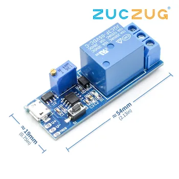 

Trigger Delay Timer Relay Conduction Relay Module Time Delay Switch Wide voltage 5V-30V