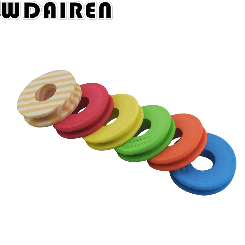 WDAIREN 100 قطعة/الوحدة لف مجلس الصيد خط معالجة الاكسسوارات رغوة مجلس تتبع سلك قطب معالجة الصيد مربع أدوات WD-034