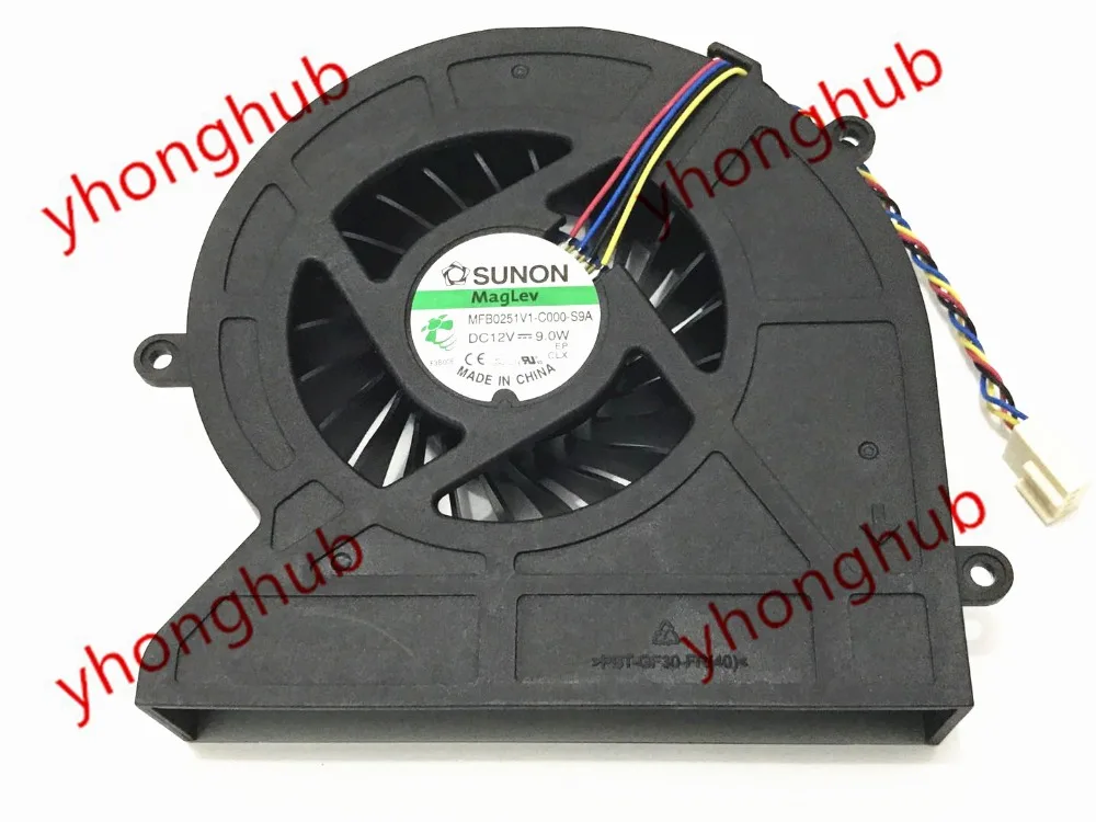 

SUNON MFB0251V1-C000-S9A DC 12V 9.0W 4-Wire Server Cooling Fan