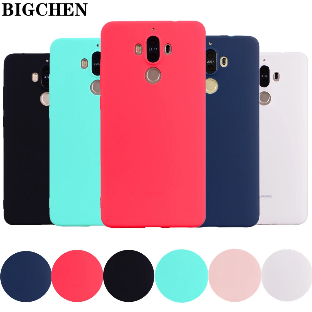 

Candy Color Soft TPU Silicone Case for Huawei P20 P10 P9 P8 Lite Y3 Y5 2017 Nova Plus Mate 9 10 Pro Honor 10 6A 7A 7C 7X P Smart