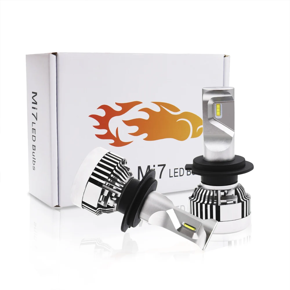 

2*M7 Universal Automotive LED Light H4 H7 H11 H1 9005 9006 9012 Car Headlight ZES Headlight Type Led Car Head Lamp Smart Driver