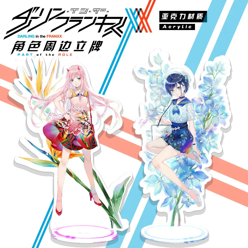 Аниме дорогой в франксе Zero Two фигурка на акриловой подставке настольное