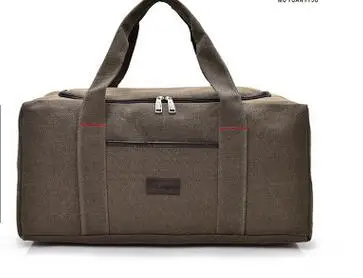 u-образная открытая холщовая ручная сумка для багажа, большая мужская сумка на плечо, дорожная длинная сумка