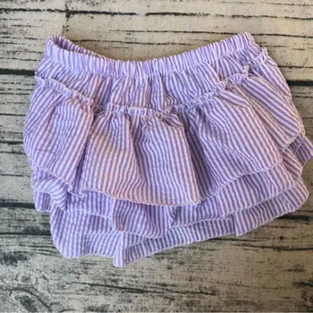 

wholesale Ruffled Tutu Bloomer Photo Prop Girls Seersucker Infant Baby Clothing seersucker bloomers