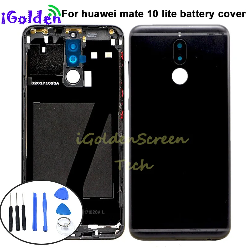 Крышка батарейного отсека для Huawei Mate 10 Lite задняя крышка корпуса RNE L21