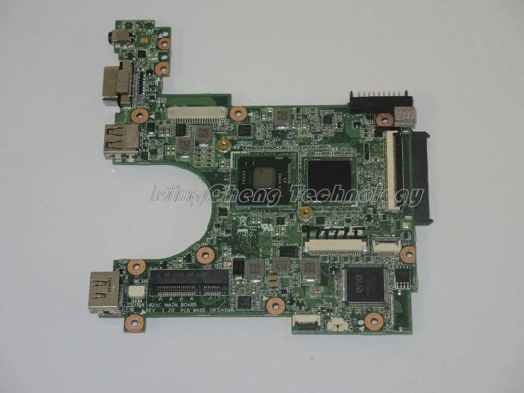 Original laptop Motherboard For ASUS EeePC 1025C REV:1.2G DDR3 integrated graphics card 100% fully tested