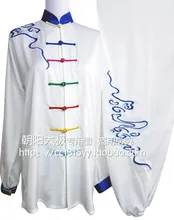 Customize Tai chi clothing Martial arts garment taiji uniform clouds embroidery outfit for women men children boy girl kids
