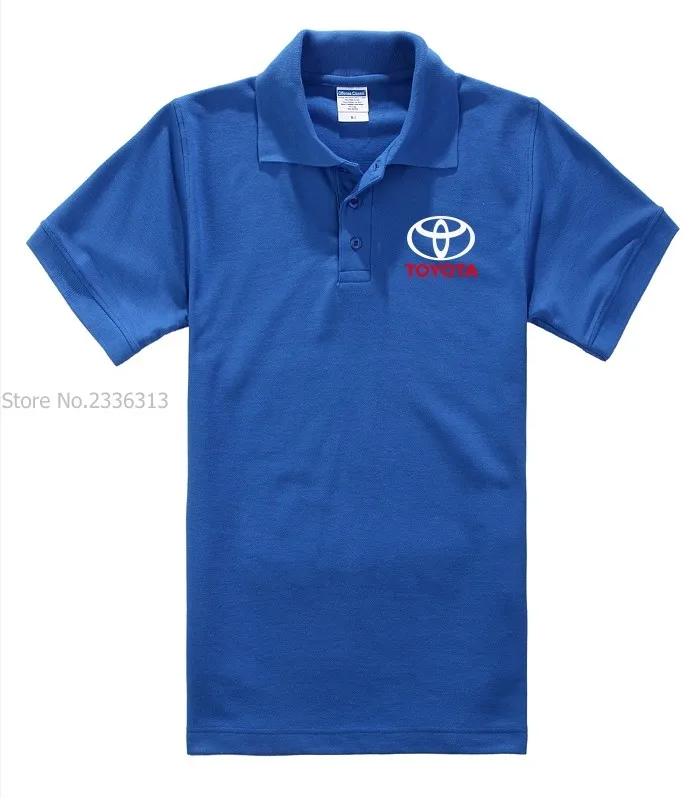 Летние мужские и женские хлопковые Тойота рубашки поло с коротким рукавом 4S магазин рабочая одежда на заказ