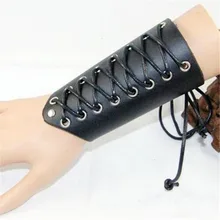 Игра косплей реквизит из натуральной кожи Bracer Arm Armor Warrior стимпанк браслет с повязкой средневековая манжета