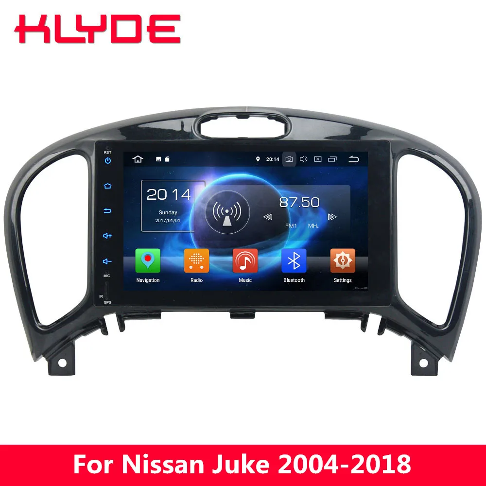 

KLYDE 4G Octa Core 4GB+32GB Android 8 Car DVD Player Radio Stereo For Nissan Juke 2004-2011 2012 2013 2014 2015 2016 2017 2018
