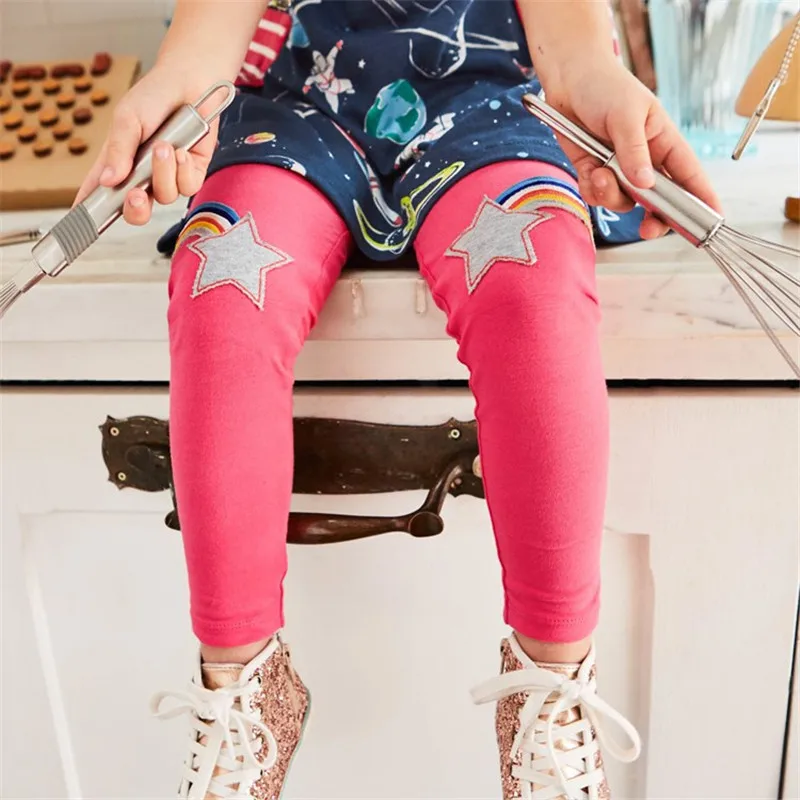 

Jumping meters children's trousers pencil pants baby Leggings applique stars new leggings pants for 2-7T girls kids clothing