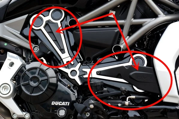 Защитная крышка двигателя для DUCATI XDiavel углеродное волокно