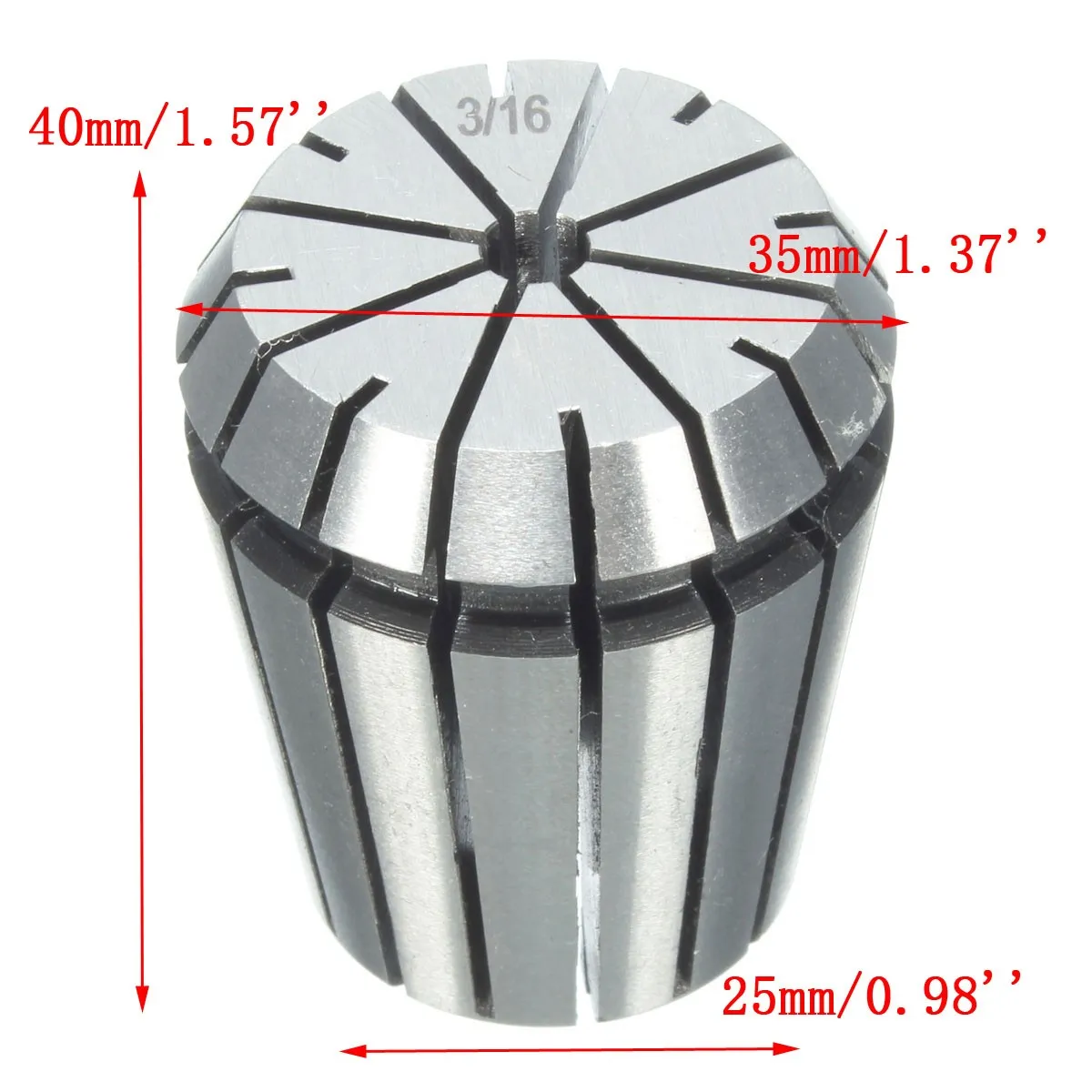 Новинка 7 штук точности CNC цанги ER-32 комплект 3/16 1/4 5/16 3/8 1/2 9/16 3/" ER32 цанги ЧПУ Цанги