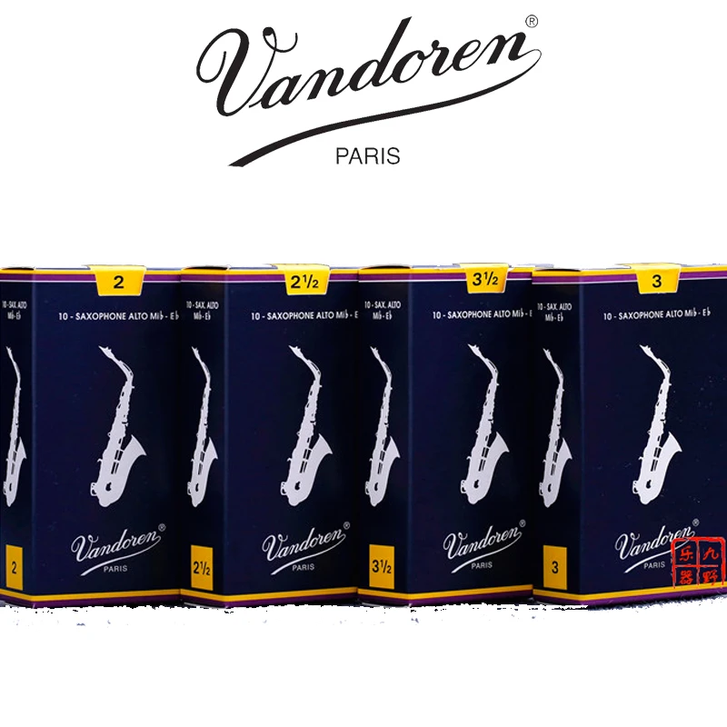

Brand New Free Shipping Original Vandoren Traditional Alto Saxophone Reeds 1 Box Strengths Available 2 - 2,5 - 3 - 3,5