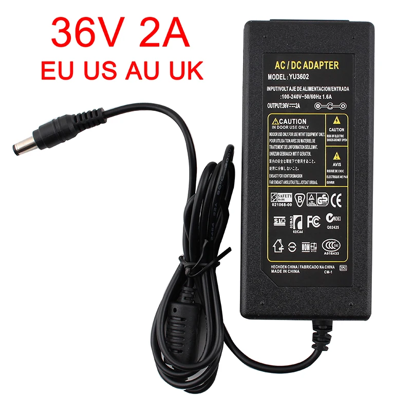 Адаптер питания 12 В 13 в 14 15 18 24 36 1 А 2 3 4 а 5 А|Адаптеры AC/DC| |