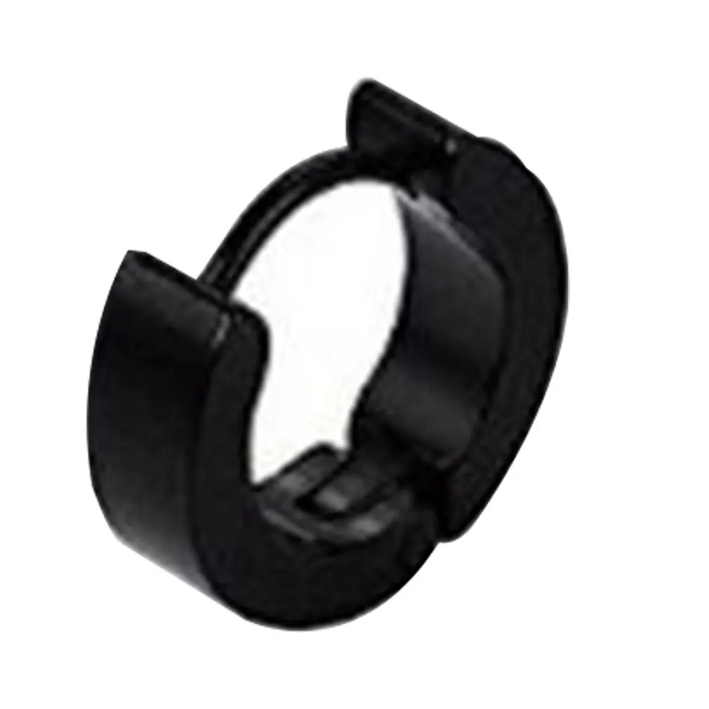 

1pcs Sliver Black Colorful Color Cool Simulated Hoop Earrings For Circle Shape Party Jewelry Wholesale Unisex For Men Women GIFT