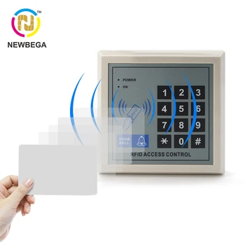 

Access control machine ID and password office system one machine RFID 125KHz Keyfobs card open the door Electronic door lock