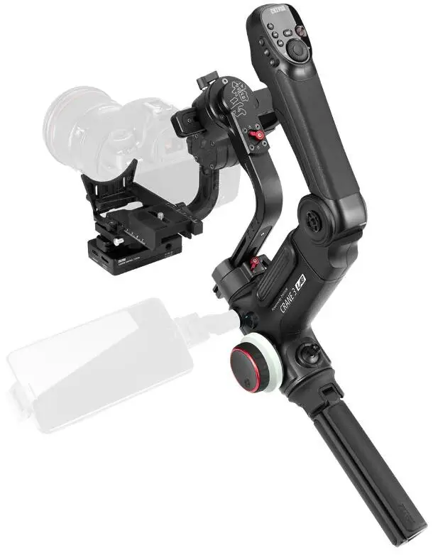 Zhiyun Crane 3 Lab 3-осевой ручной карданный Стабилизатор камеры Viatouch steadicam для dslr камер canon sony pk Crane 2