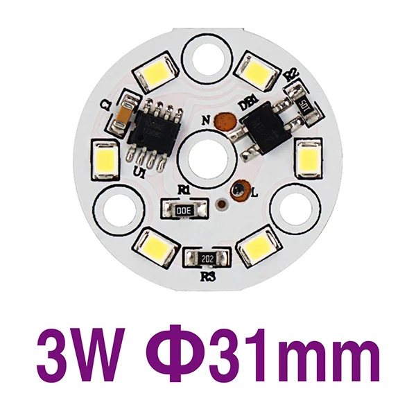 Светодиодный SMD чип Smart IC чип 3 Вт 5 Вт 7 Вт 9 Вт 12 Вт 15 Вт 18 Вт AC220V вход DIY для вниз светильник Точечный светильник потолочный светильник холодный белый теплый белый - Испускаемый цвет: 3W