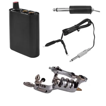 

Tattoo Power Supply Rotary Tattoo Gun Kit Eyeliner Lip Eyeliner Permanent Makeup Set Foot Pedal Clip Cord Body Art Shader Liner