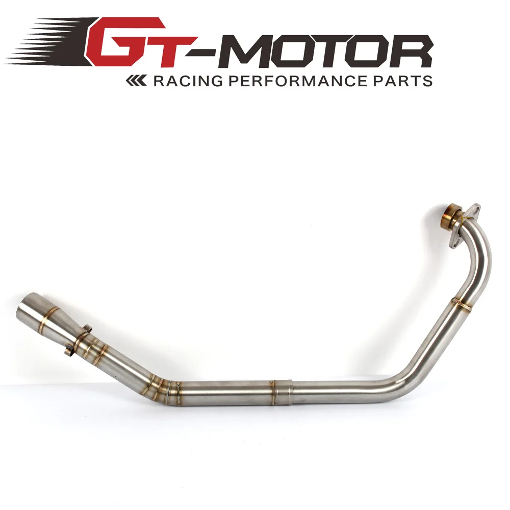 

Motorcycle Modified Full System Middle Link Connecting Pipe Slip On For Yamaha YZF R15 MT-15 MT 125 YZFR15 MT15 MT125 2008-2017