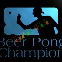 LD431-пиво-понг Чемпион светодиодный неоновый свет знак домашнего декора ремесла