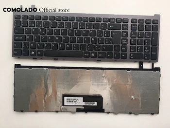 

BE Belgium Keyboard For Sony VAIO VGN-AW VGNAW black with frame keyboard BE Layout