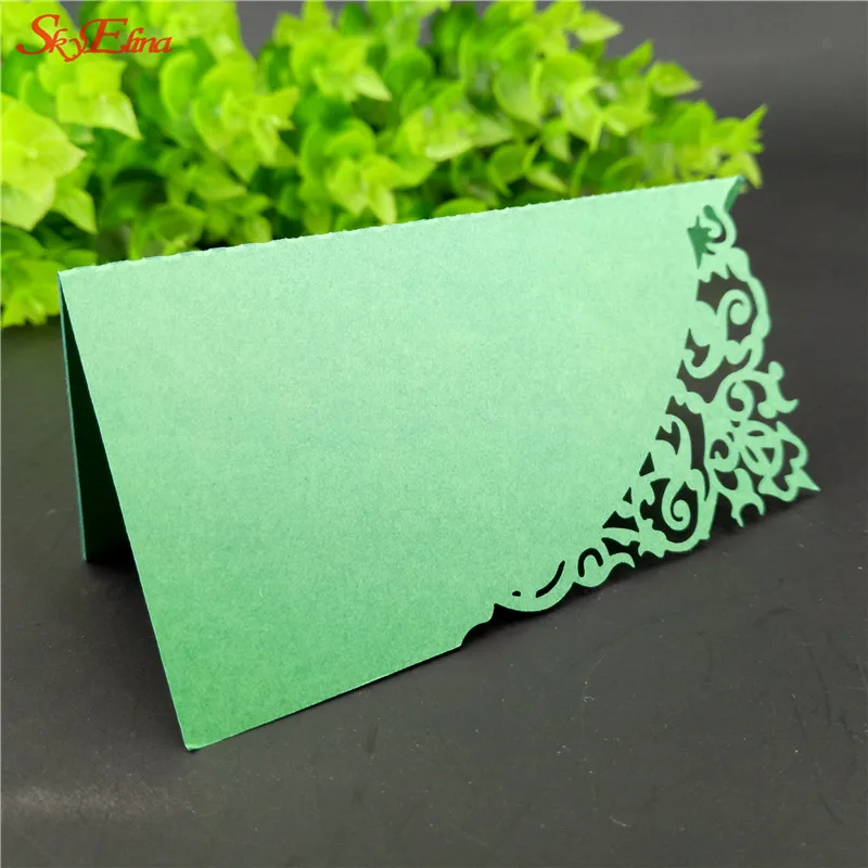 

Guests Name Place Invitation Table Card Wedding Favor Decoration Laser Cutting Party Table Cards Seating Card 50pcs 7ZSH870-50