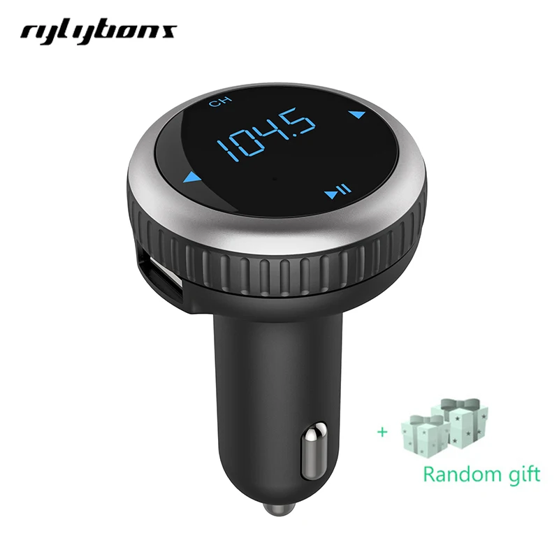 Автомобиля громкой связи Bluetooth fm-передатчик стерео MP3 плеер Dual USB Зарядное