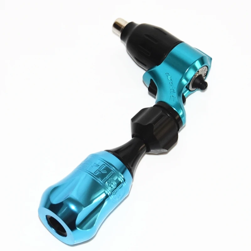 New Arrival Adjustable Stroke Direct 2 Drive Swiss Motor Rotary Tattoo Machine+ Free RCA Cord+ Cartridge Grip(32mm - Цвет: Синий