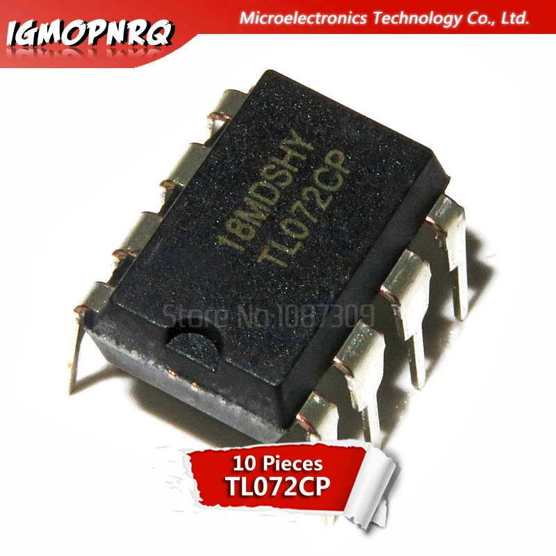 10 шт. TL072CN TL072 TL072C TL072CP DIP-8 Операционные усилители-усилители двойные малошумные JFET