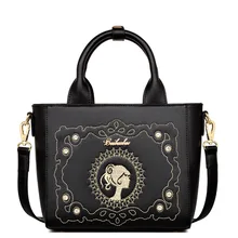 Famous Brand Ladies Designer Retro Hand Bag Beauty Embroidered Rhinestone Classy font b Handbag b font